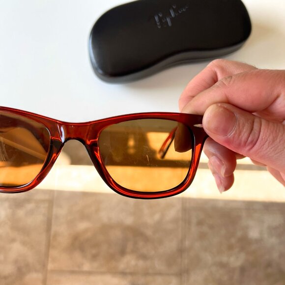 Ray Ban Brown Sunglasses Wayfarer 2140 Brown Frame Lens Retro Classic Style - Picture 8 of 8